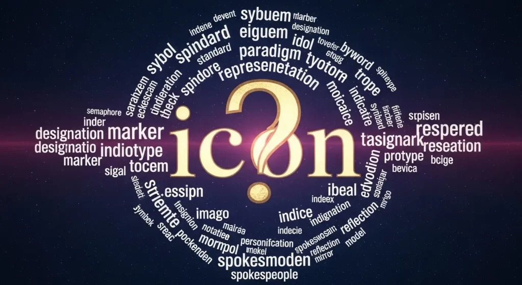 synonyms for icon