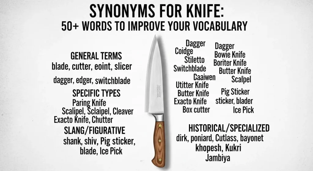 synonyms for knife