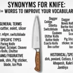 synonyms for knife