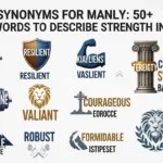 synonyms for manly