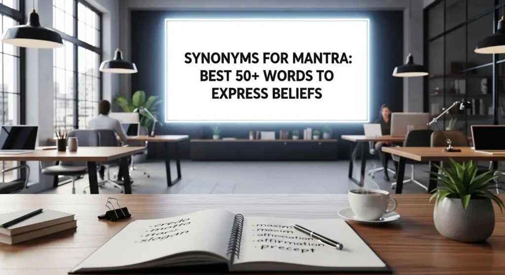 synonyms for mantra