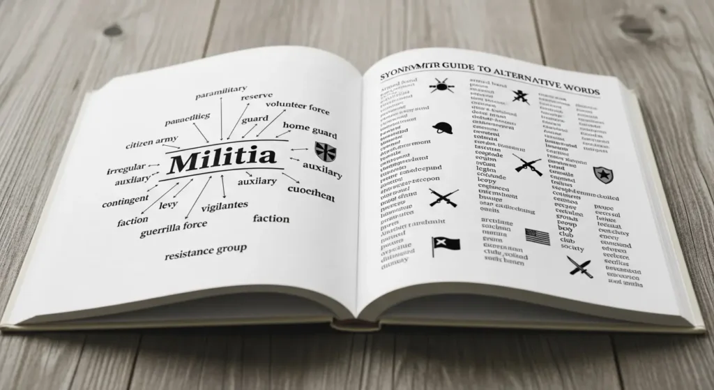 synonyms for militia