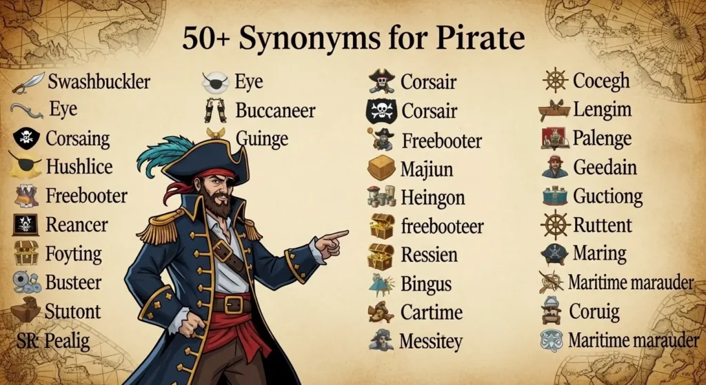 synonyms for pirate