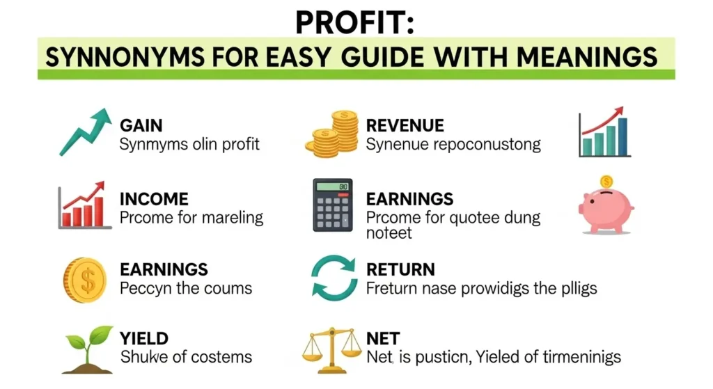 synonyms for profit