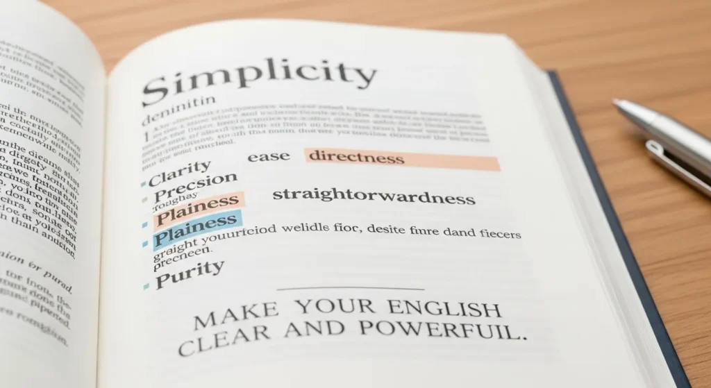 synonyms for simplicity