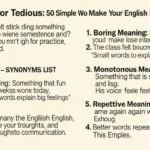 synonyms for tedious