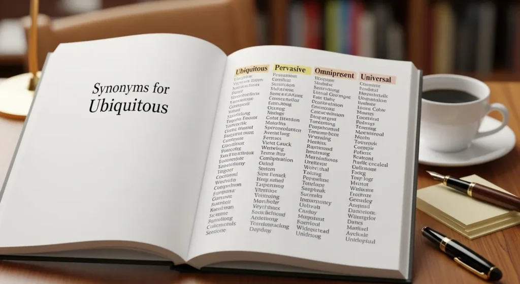 synonyms for ubiquitous
