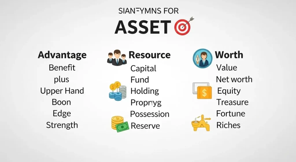 synonyms of asset