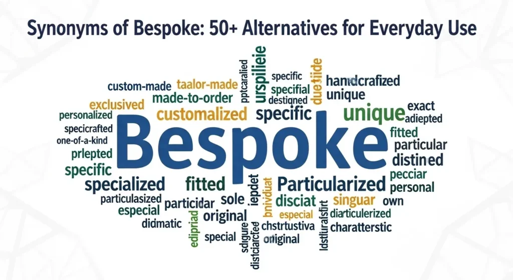 synonyms of bespoke