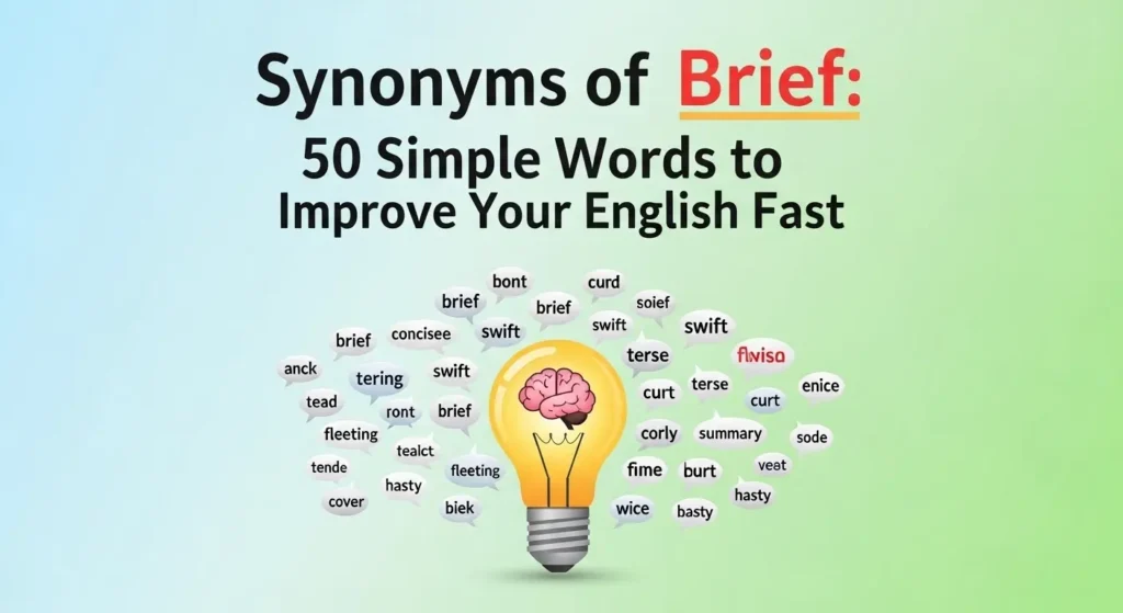 synonyms of brief