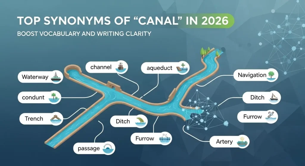 synonyms of canal