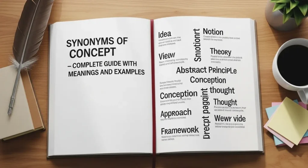 synonyms of concept