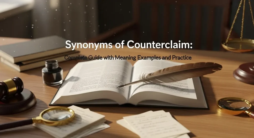 synonyms of counterclaim
