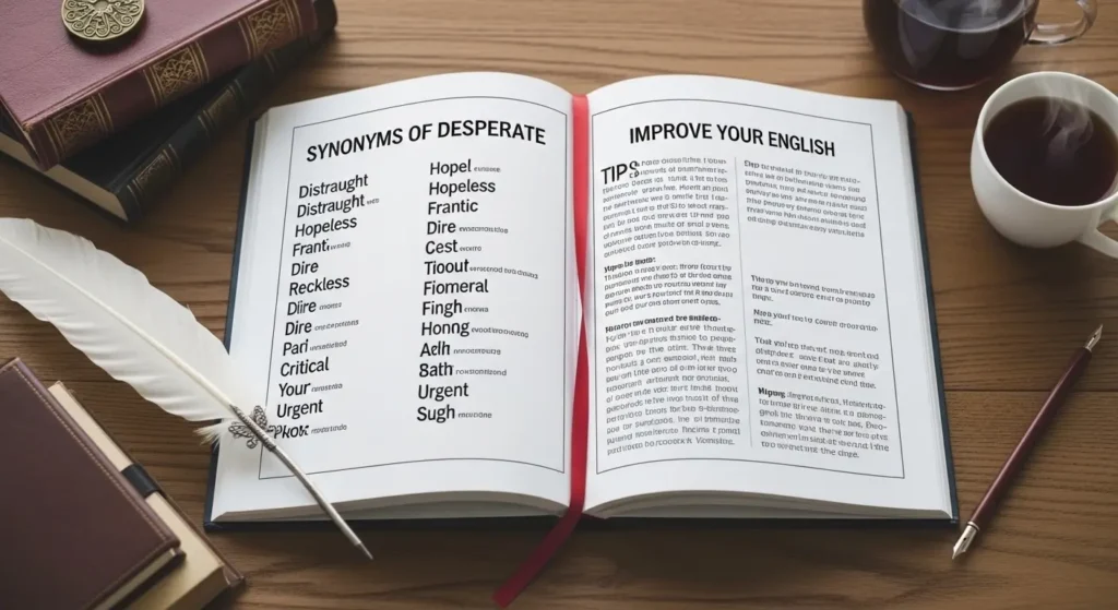 synonyms of desperate