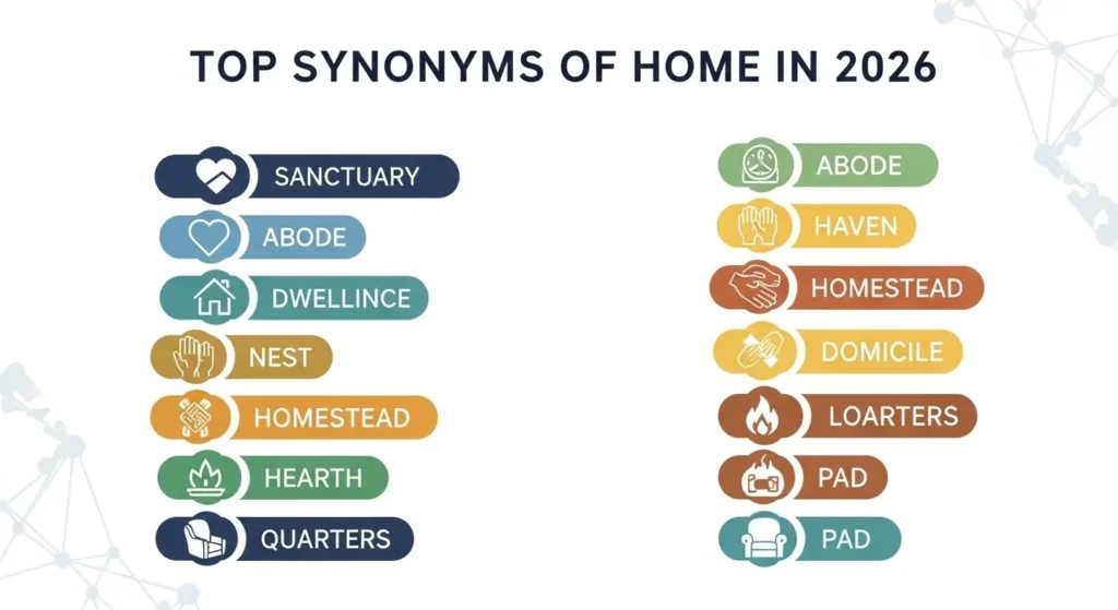 synonyms of home