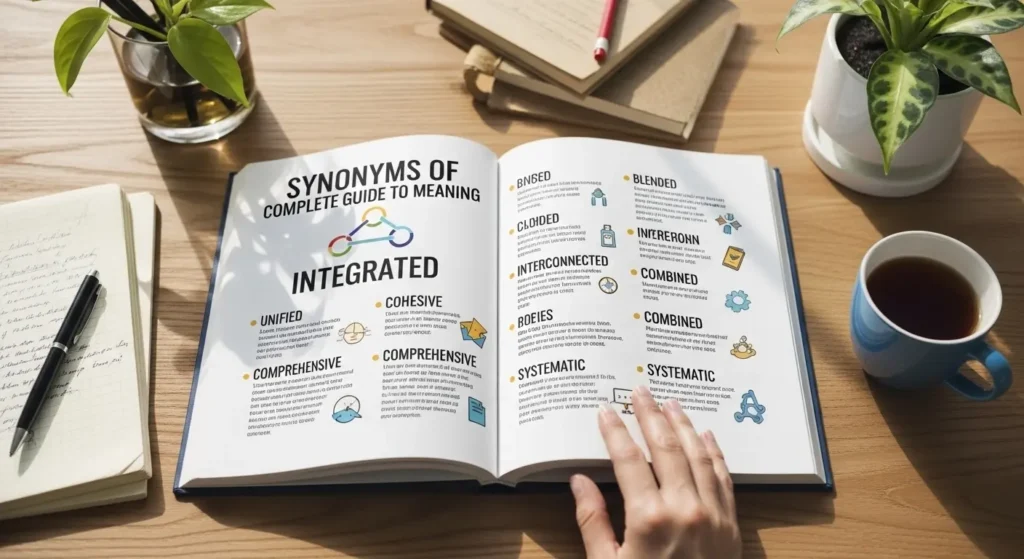 synonyms of integrated