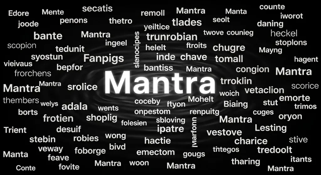 synonyms of mantra