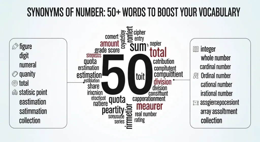synonyms of number