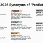 synonyms of predict