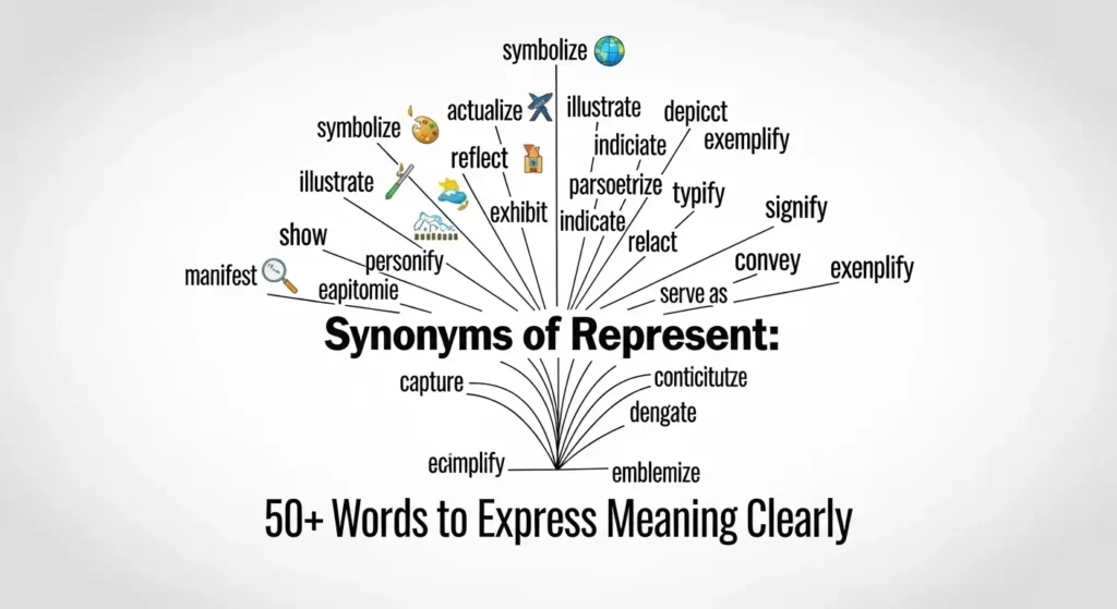 synonyms of represent