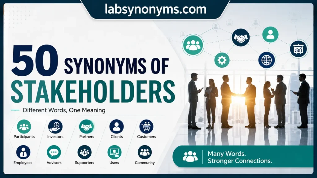 Main Content 50 Synonyms of Stakeholders