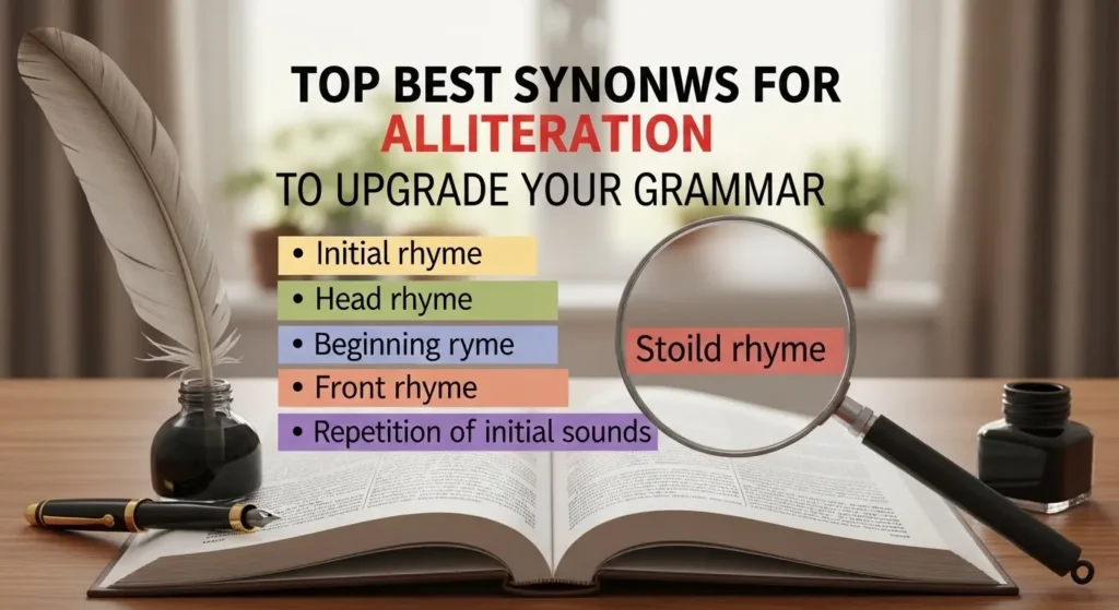 synonyms for alliteration