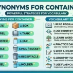 synonyms for container