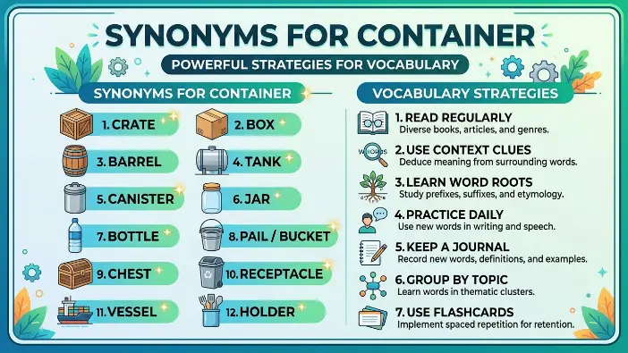 synonyms for container