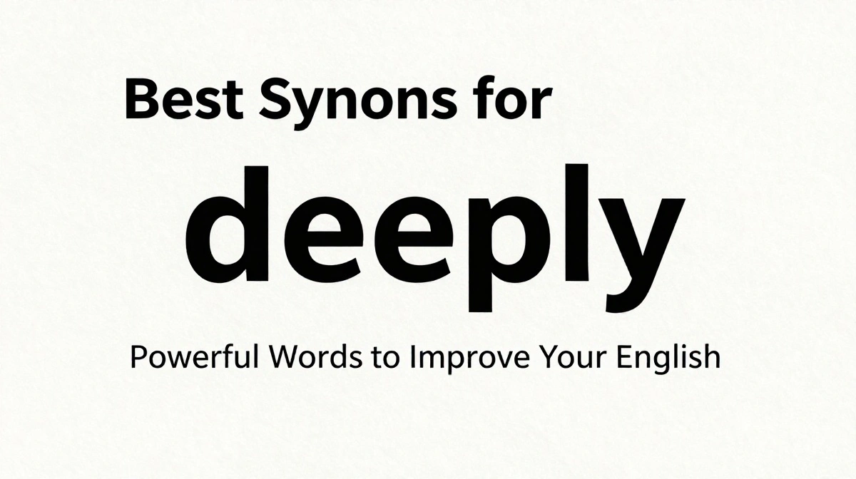 synonyms for deeply