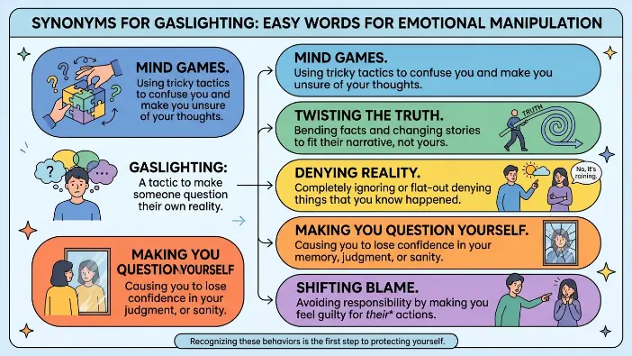 synonyms for gaslighting