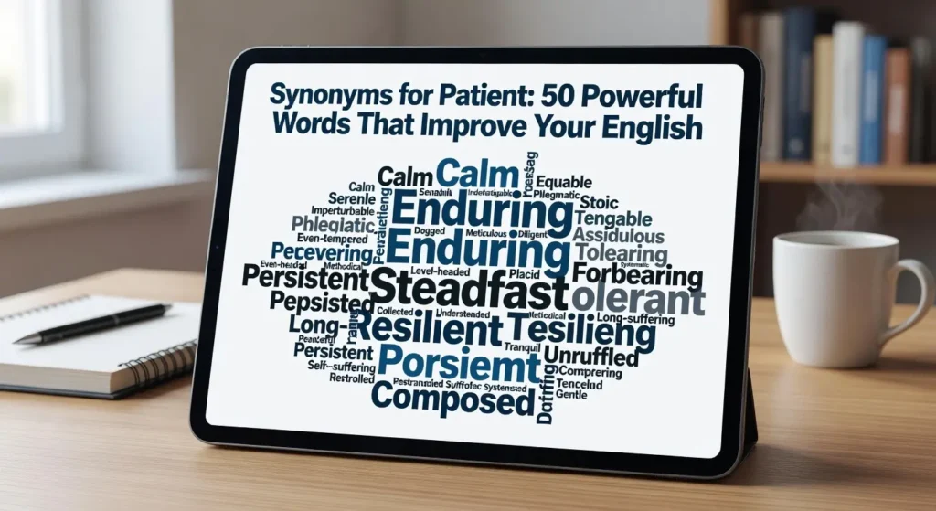 synonyms for patient