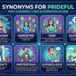 synonyms for prideful