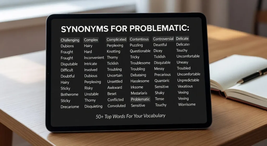 synonyms for problematic