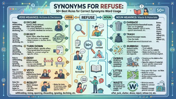 synonyms for refuse