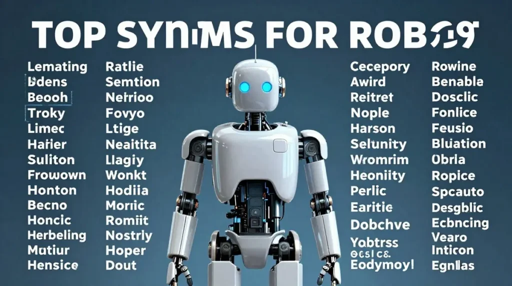 synonyms for robot