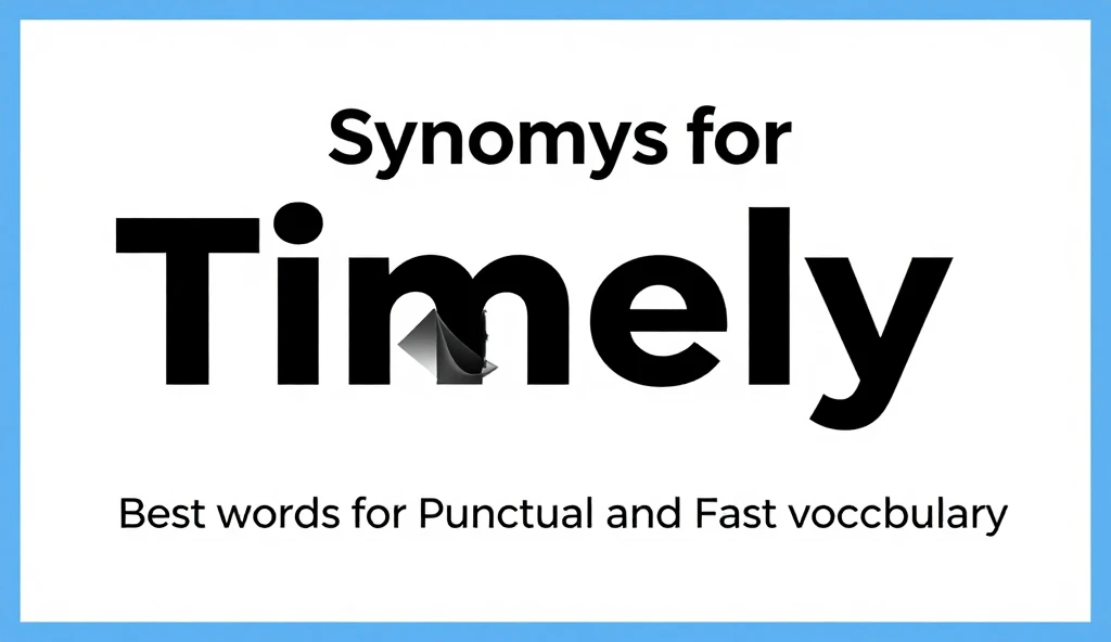 synonyms for timely