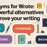 Synonyms for Wrote: 50 Powerful Alternatives to Improve Your Writing