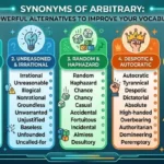 synonyms of arbitrary