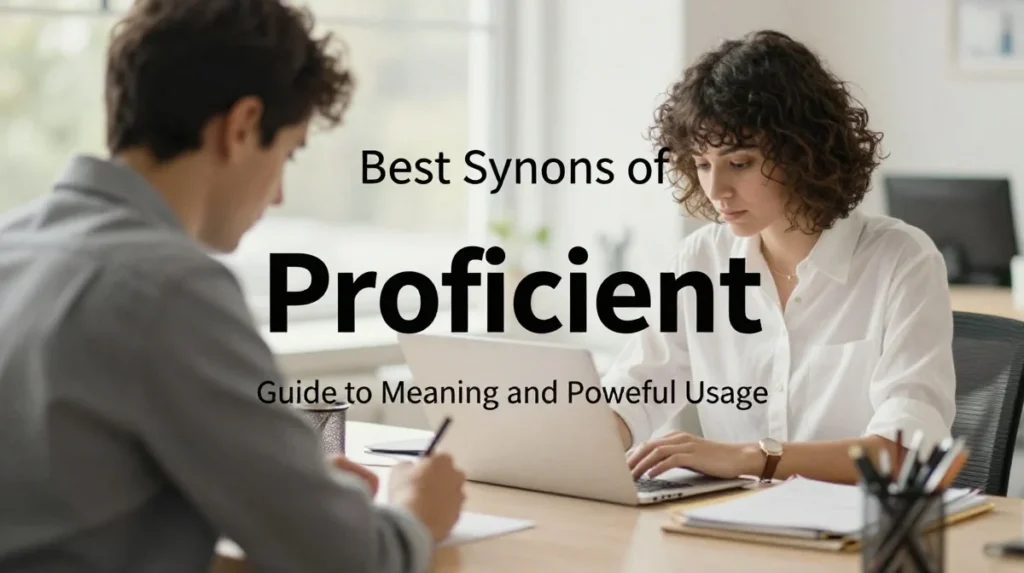 synonyms of proficient