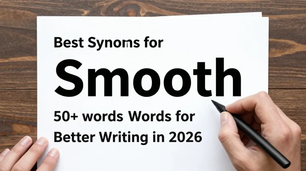 synonyms for smooth