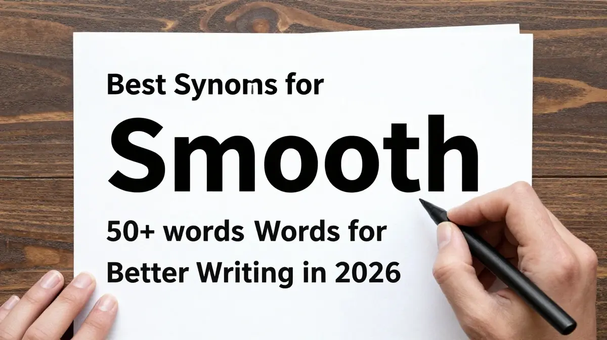 synonyms for smooth