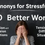 synonyms for stressful