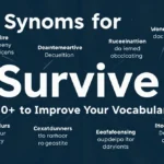 synonyms for survive