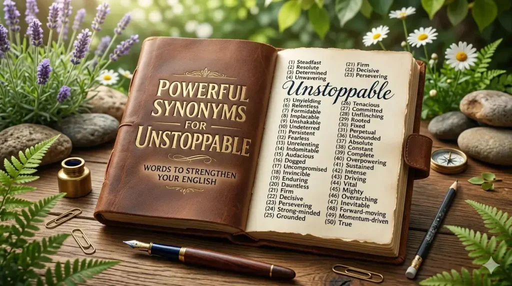 synonyms for unstoppable
