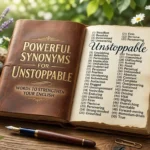 synonyms for unstoppable