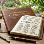 synonyms for unwavering