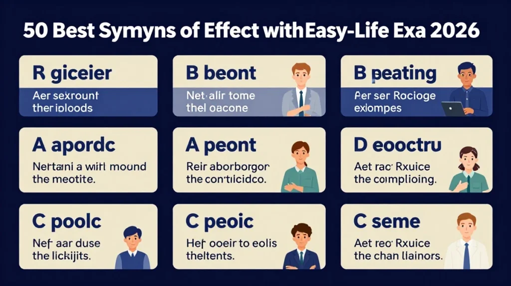 synonyms of effect