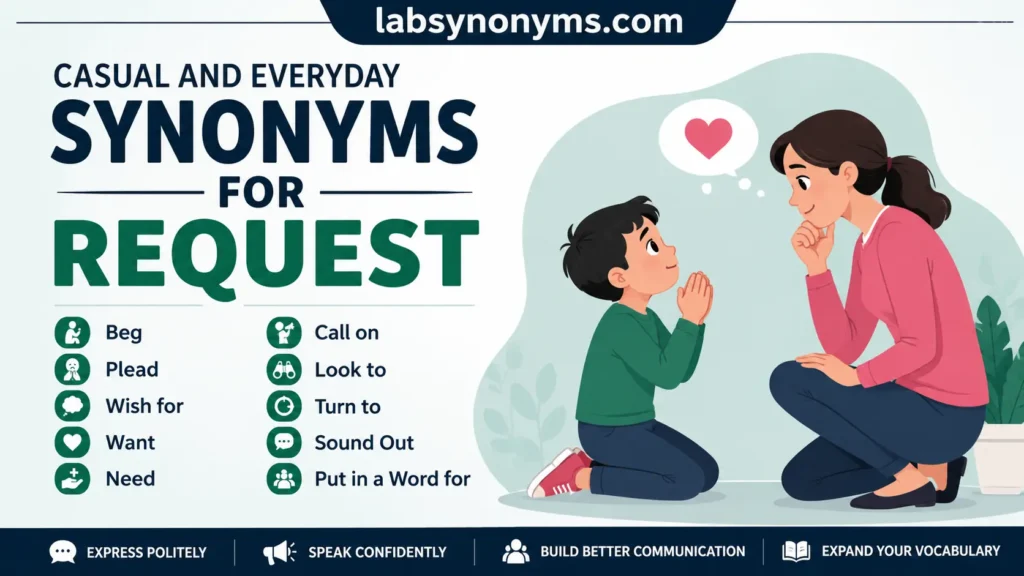 Casual and Everyday Synonyms for Request